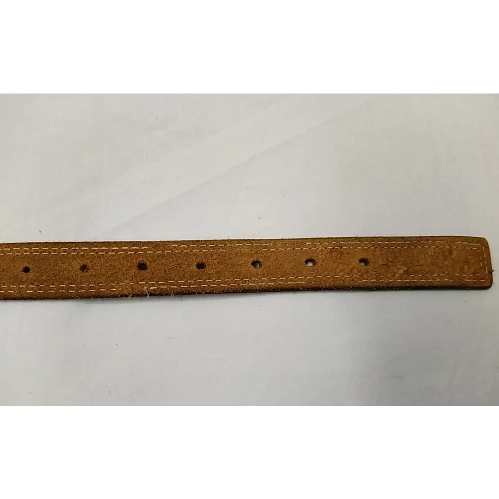 Levi's Brown Leather Buckle Women Belt - Made in USA - Size 32